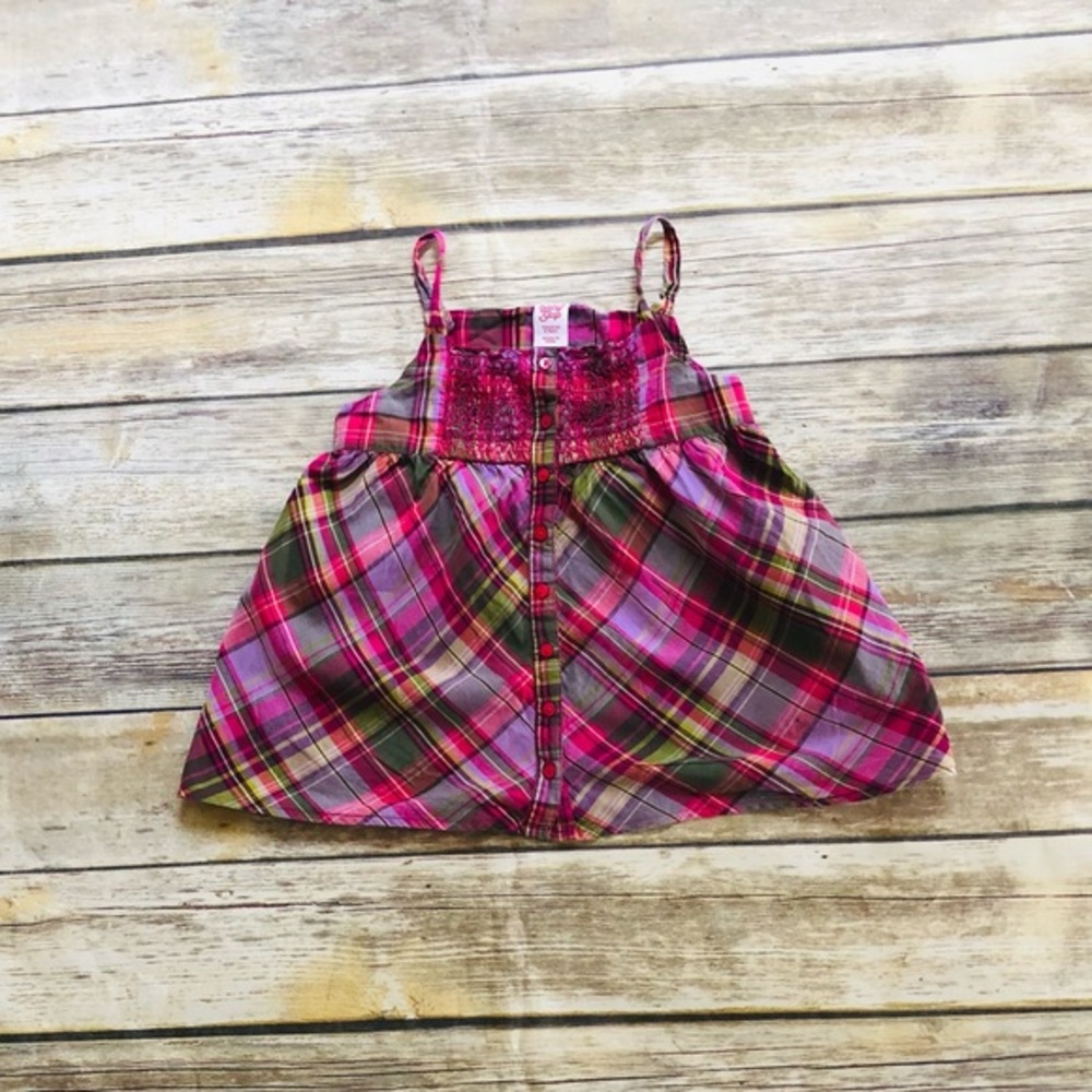 BabyGap plaid tank top! Size 4